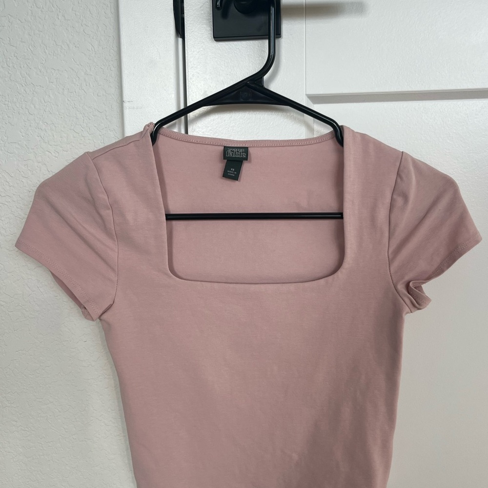 Wild Fable Mauve Short Sleeve Top